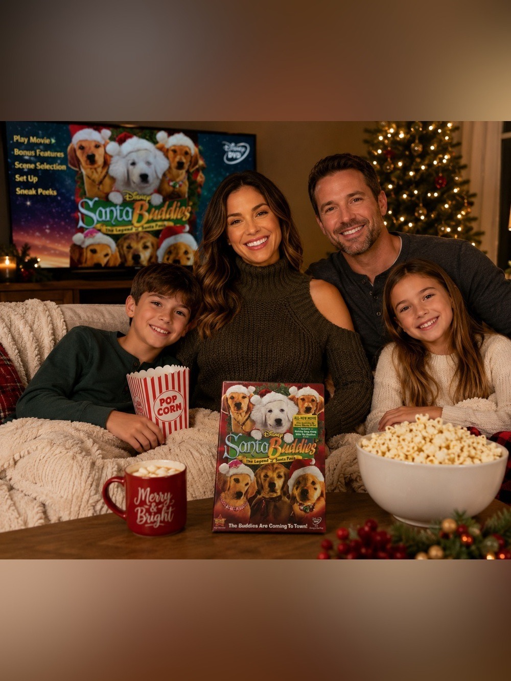Disney Santa Buddies The Legend of Santa Paws DVD Christmas Holiday Family Movie